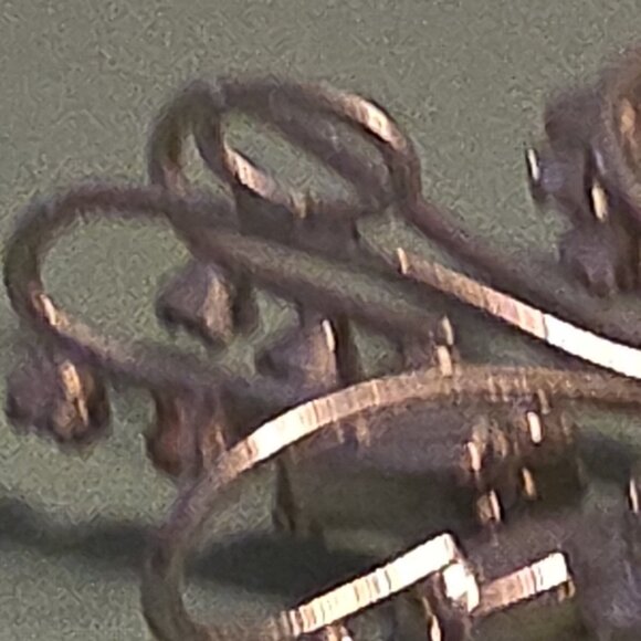 Vintage Silver-tone Clear Baguette Rhinestone Pin Brooch Pendant 3 Inches Spray - Picture 7 of 8